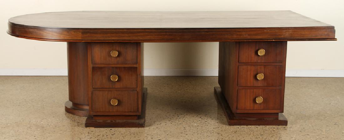FRENCH ROSEWOOD PARTNERS DESK CIRCA 1950 (1 of 5)