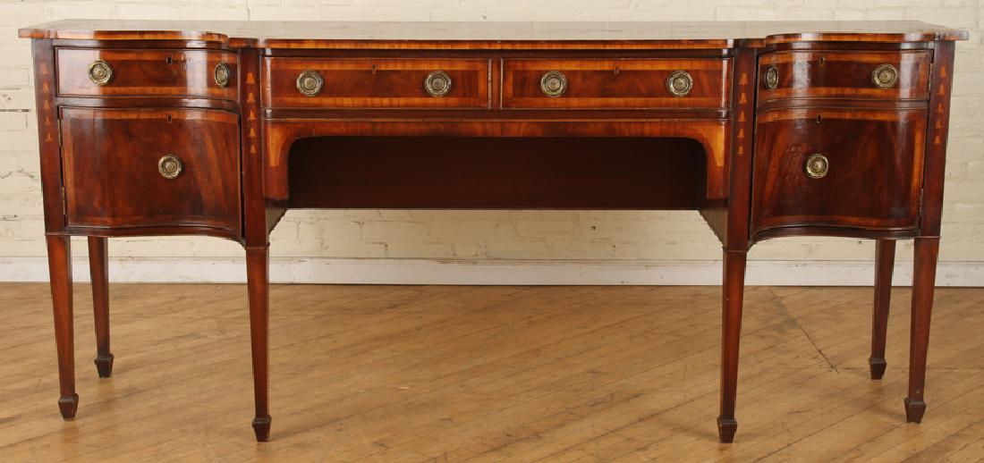 AMERICAN MAHOGANY FEDERAL STYLE SIDEBOARD C.1940 (1 of 6)