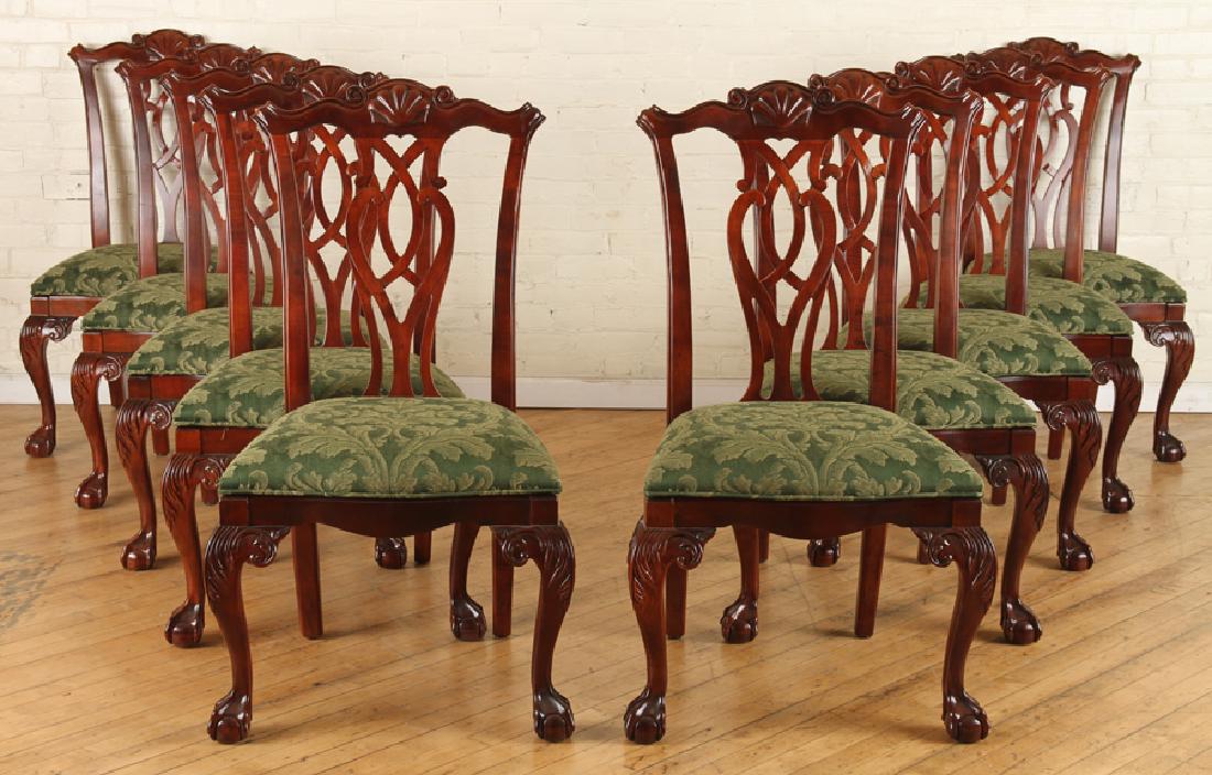 SET 10 MAHOGANY DINING ROOM CHAIRS BY CENTURY (1 of 5)