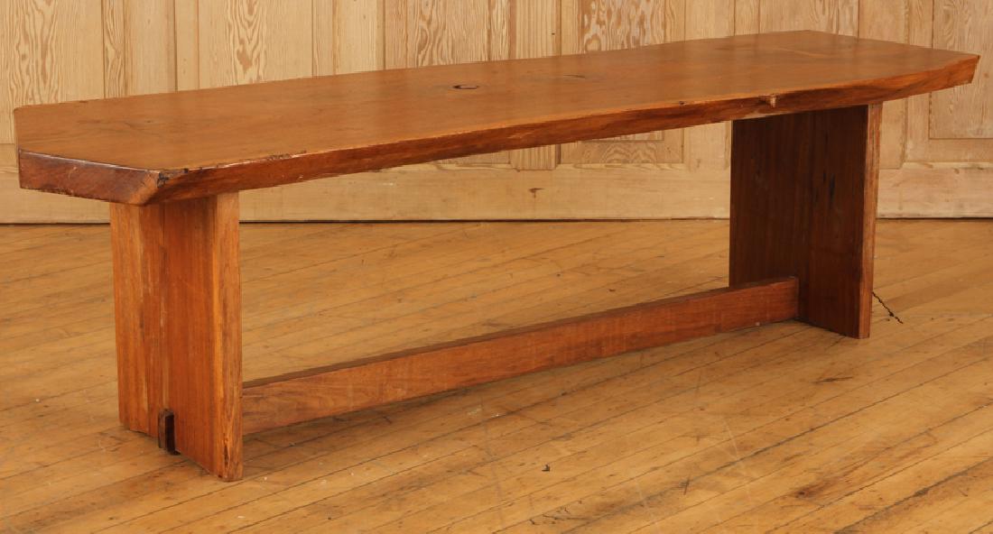 NATURAL EDGE WOOD COFFEE TABLE MANNER NAKASHIMA (1 of 5)
