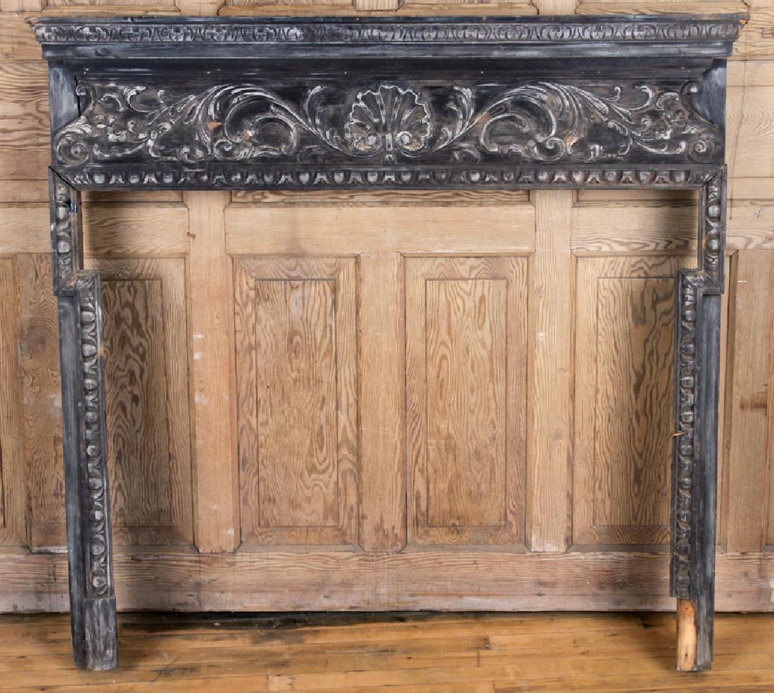 GEORGIAN STYLE FIRE PLACE MANTEL CARVED FRIEZE (1 of 5)