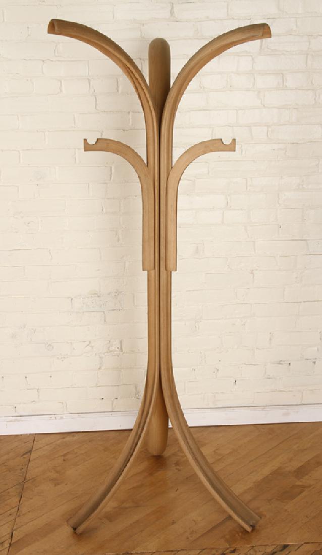 SCULPTURAL ITALIAN ASH COAT RACK C.1950 (1 of 4)
