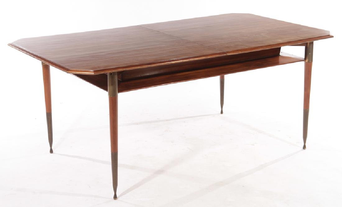MODERN DINING TABLE MOLDED EDGE TOP 1960 (1 of 6)