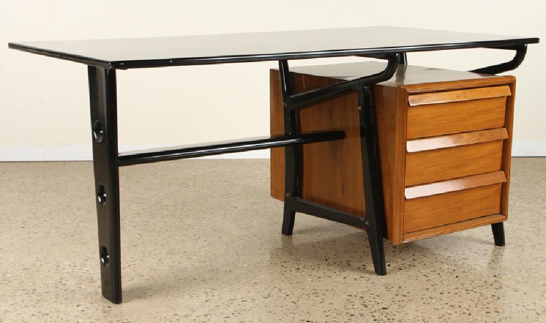 ITALIAN EBONIZED WRITING DESK 1950 (1 of 5)