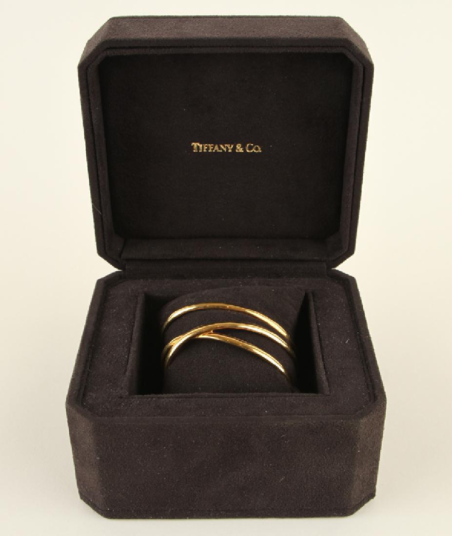 TIFFANY 18 KARAT CUFF BRACELET MARKED C.1980 (1 of 4)