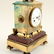 LATE 19TH C FRENCH BARANCOURT BRONZE MANTLE CLOCK - 5