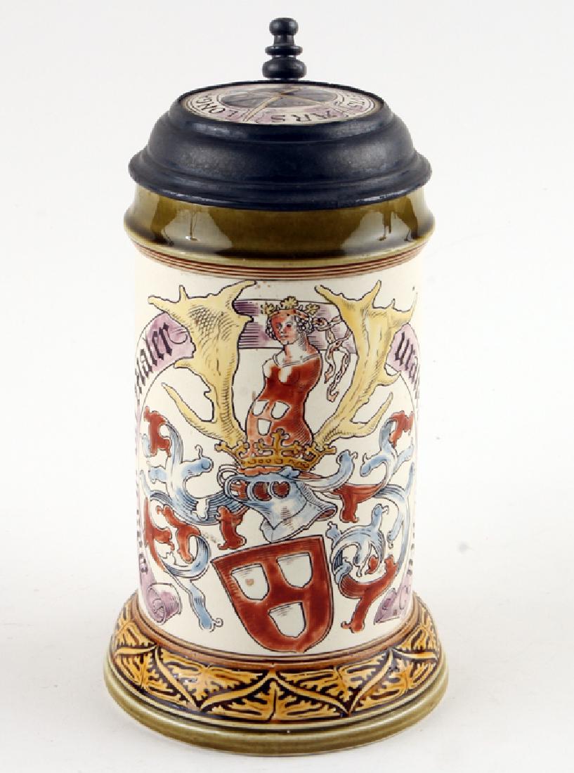 GERMAN METTLACH BEER STEIN ARTIST OCCUPATIONAL