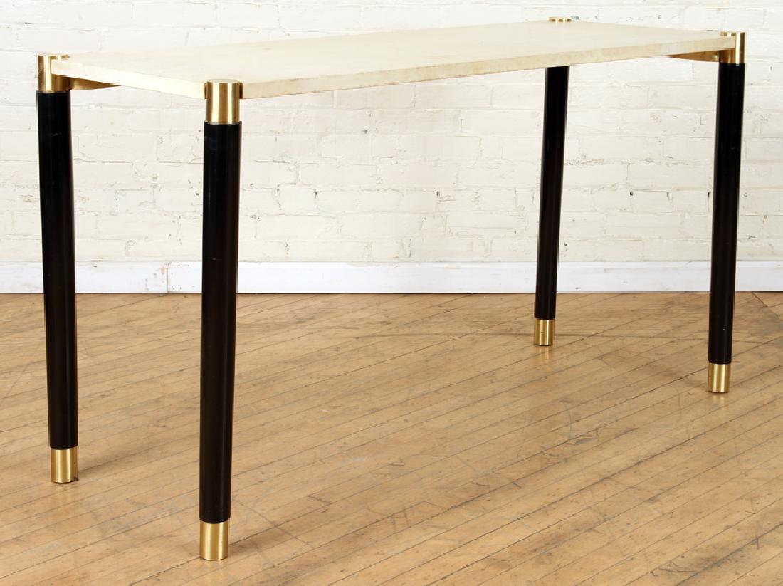 PARCHMENT EBONIZED CONSOLE MANNER KARL SPRINGER (1 of 5)