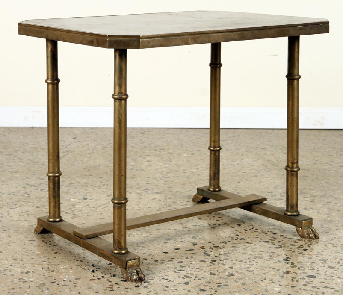 FRENCH BRONZE MARBLE TABLE MANNER OF SERGE ROCHE (1 of 5)