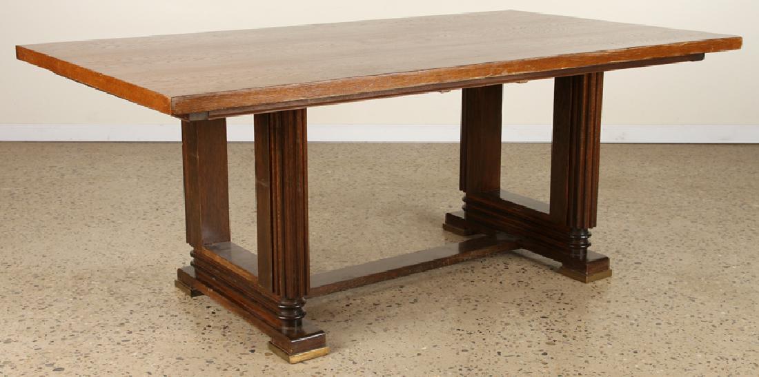 FRENCH OAK DINING TABLE INLAY DECORATION 1940 (1 of 5)