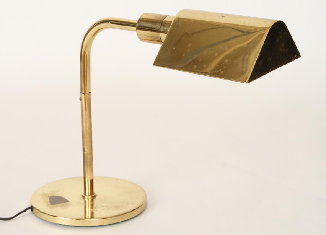 PETITE BRASS TABLE LAMP MANNER OF CEDRIC HARTMAN (1 of 3)