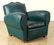 PAIR FRENCH ART DECO STYLE CLUB CHAIRS C.1940 - 2