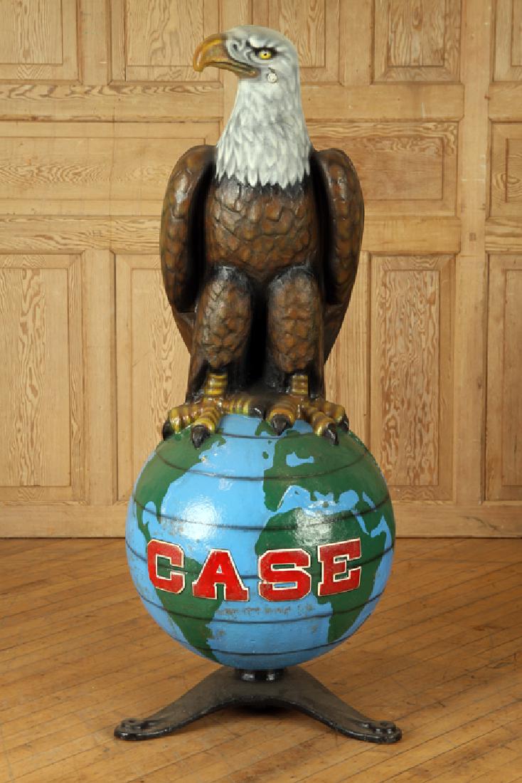 CAST IRON OLD ABE CASE EAGLE GLOBE STATUE May 18, 2019 Kamelot