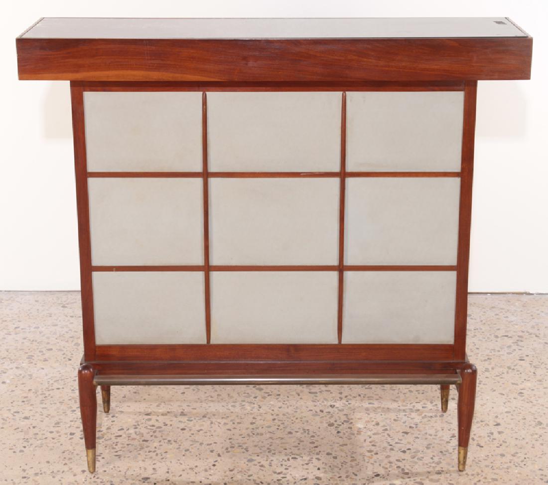MID CENTURY MODERN ITALIAN MAHOGANY BAR C1960 (1 of 6)