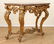 18TH CENT. ITALIAN MARBLE TOP GILT WOOD CONSOLE - 2