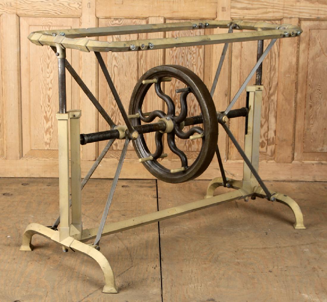 IRON BRONZE MECHANICAL DOCTORS TABLE CIRCA 1920 (1 of 7)