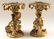 PAIR LATE 19TH C. GILT BRONZE TAZZAS FIGURAL - 6