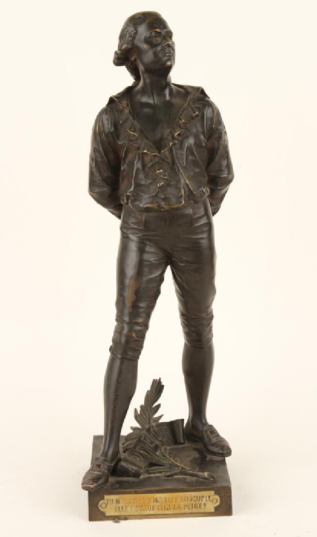 EUTROPE BOURET BRONZE OF PATRIOT IN DANGER SIGNED (1 of 7)