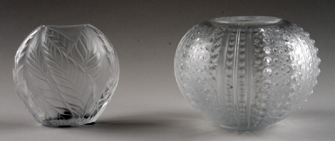 TWO PIECE LOT OF LALIQUE CRYSTAL ARTICLES (1 of 4)