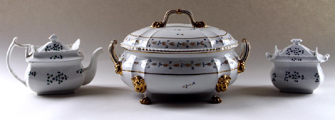 THREE 18TH CENT. PORCELAIN TABLE ARTICLES (1 of 6)