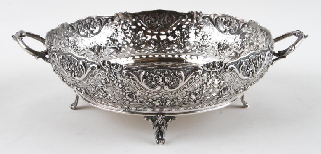 CONTINENTAL 800-SILVER REPOUSSE BOWL 16.52 TR OZ (1 of 4)