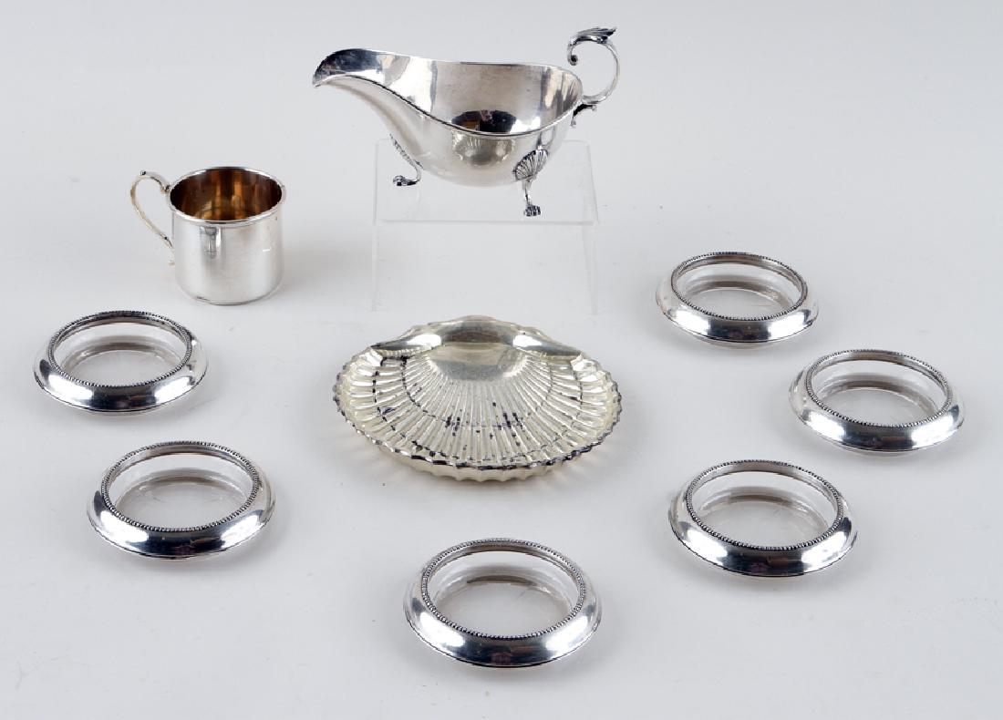 9 PC. LOT STERLING TABLE ARTICLES 13.25 TROY OZ (1 of 9)