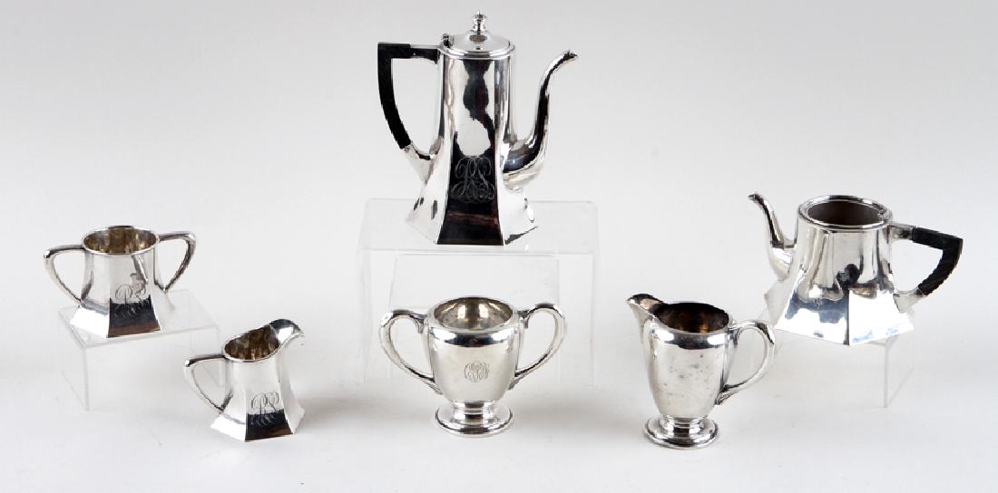 4PC. AMERICAN STERLING TEA SERVICE 29.33 TR OZ (1 of 6)