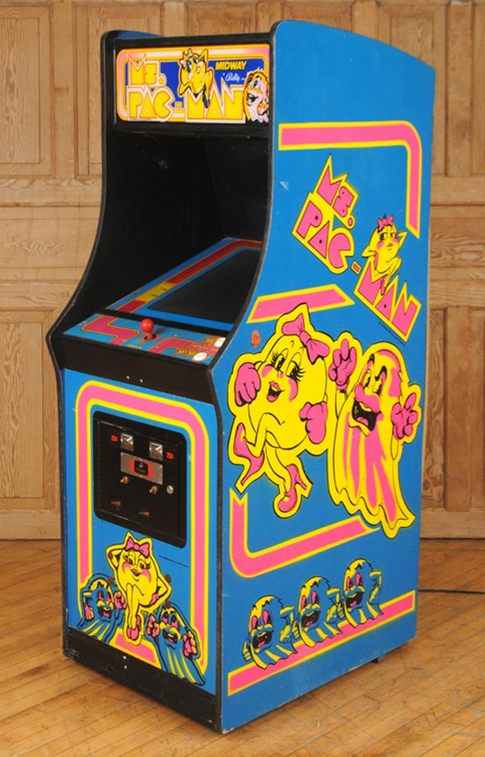 Coin Operated Ms Pac Man Arcade Machine C 1980 Aug 22 2019