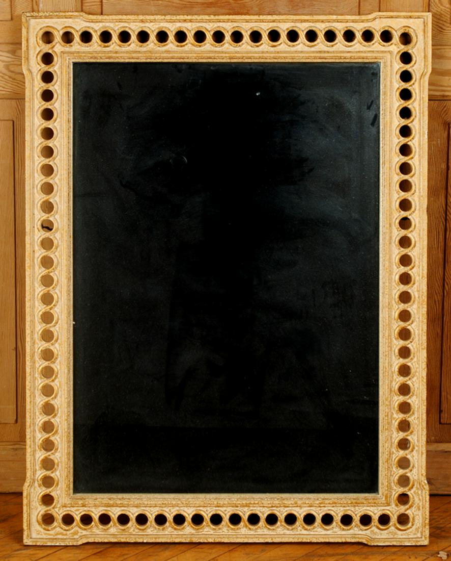 DECORATIVE WALL MIRROR WITH OPEN WORK FRAME (1 of 4)