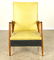 PAIR MID CENTURY MODERN FRENCH OPEN ARM CHAIRS - 3