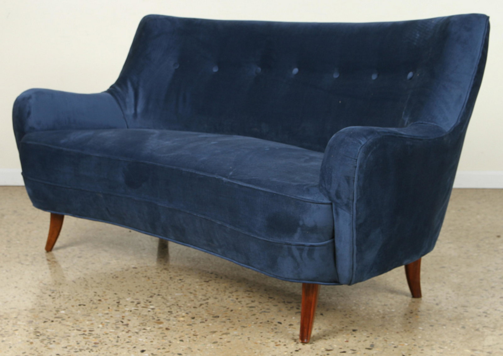 MID CENTURY MODERN UPHOLSTERED SOFA BY BONTA (1 of 4)