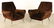 PAIR ITALIAN MID CENTURY MODERN ARM CHAIRS C.1960