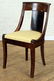PAIR FRENCH CROTCH MAHOGANY SIDE CHAIRS C.1900 - 2