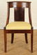 PAIR FRENCH CROTCH MAHOGANY SIDE CHAIRS C.1900 - 3