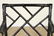 SET 4 EBONIZED MCGUIRE RATTAN ARM CHAIRS - 4