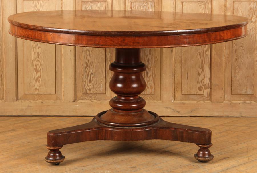 19TH C. MAHOGANY TILT TOP TABLE REGENCY STYLE (1 of 3)