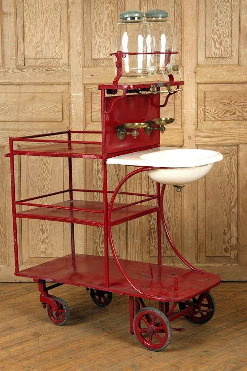 IRON BRASS AMERICAN RED CROSS HOSPITALITY CART (1 of 7)