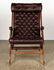 ADJUSTABLE LEATHER YACHT CHAIR AND STOOL C.1975 - 2