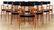 SET 10 MID CENTURY MODERN UPHOLSTERED ARM CHAIRS
