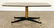 ITALIAN IRON BRASS MARBLE TOP COFFEE TABLE C.1950 - 2