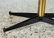 ITALIAN IRON BRASS MARBLE TOP COFFEE TABLE C.1950 - 4