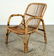 SET 4 ITALIAN BAMBOO OPEN ARM CHAIRS C.1960 - 2