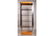 488: Modern Pace chrome burled wood etagere - 2