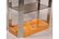 488: Modern Pace chrome burled wood etagere - 3
