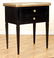 PAIR LOUIS XVI STYLE EBONIZED MARBLE TOP TABLES - 3