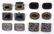 SIX PAIRS VINTAGE AND ANTIQUE WOMEN'S SHOE CLIPS
