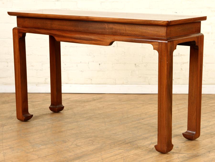MAHOGANY CONSOLE TABLE MANNER OF JAMES MONT (1 of 5)
