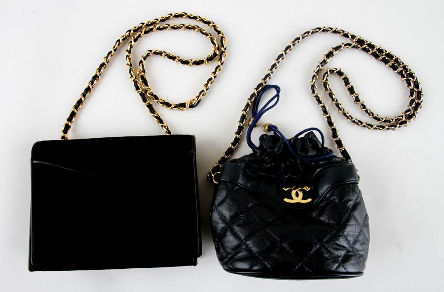 TWO WOMENS HANDBAGS CHANEL AND CHANEL STYLE (1 of 6)