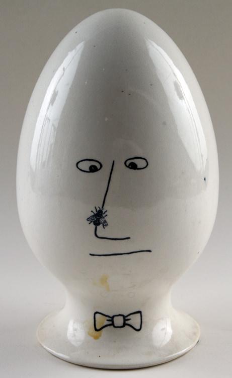 LAGARDO TACKETT GLAZED CERAMIC EGGHEAD C.1959 (1 of 4)