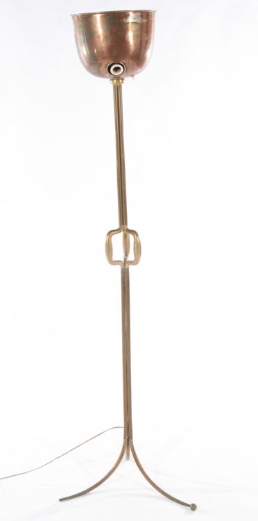 BRONZE MID CENTURY MODERN FLOOR LAMP C.1960 (1 of 4)